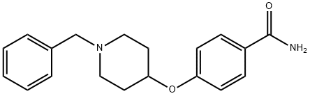 4-((1-Benzylpiperidin-4-yl)oxy)benzamide 结构式