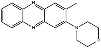 4-(3-Methylphenazin-2-yl)morpholine,61155-57-5,结构式