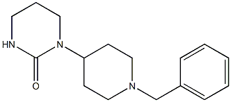 Tetrahydro-1-[1-(phenylmethyl)-4-piperidinyl]-2(1H)-pyrimidinone Structure