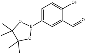 2-羟基-5-(4,4,5,5-四甲基-1,3,2-二氧硼杂环戊烷-2-基)苯甲醛,620595-36-0,结构式