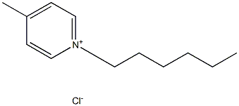 N-hexyl-4-metylpyridinium chloride Structure