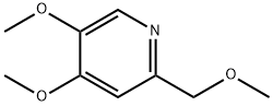 4,5-dimethoxy-2-(methoxymethyl) pyridine Structure