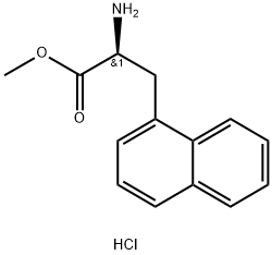 (S) -2-氨基-3-(萘-1-基)丙酸甲酯盐酸盐, 63024-25-9, 结构式
