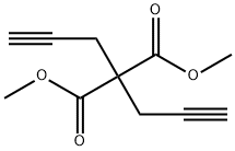 2,2-di-(prop-2-ynyl)-malonic acid dimethyl ester Structure