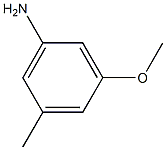 3-甲氧基-5-甲基苯胺, 63460-04-8, 结构式