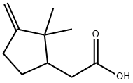 (2,2-dimethyl-3-methylenecyclopentyl)acetic acid 结构式