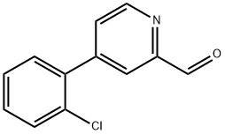 4-(2-氯苯基)吡啶甲醛,65219-36-5,结构式