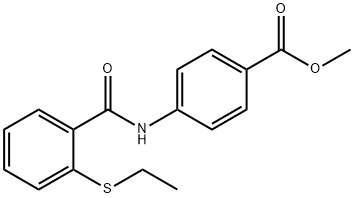 663187-20-0 methyl 4-(2-(ethylthio)benzamido)benzoate