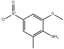 2-methoxy-6-methyl-4-nitroaniline 化学構造式
