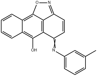 (E)-5-(m-tolylimino)-5H-anthra[1,9-cd]isoxazol-6-ol|