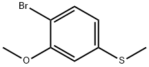 (4-溴-3-甲氧苯基)(甲基)硫烷 结构式