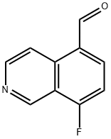 8-Fluoro-isoquinoline-5-carbaldehyde Struktur