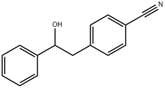 4-(2-Hydroxy-2-phenylethyl)benzonitrile Structure