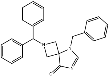 2-benzhydryl-5-benzyl-2,5,7-triazaspiro[3.4]oct-6-en-8-one|2-二苯甲基-5-苄基-2,5,7-三氮杂螺[3.4]辛-6-烯-8-酮