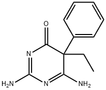 (5RS)-5-Ethyl-2,6-diimino-5-phenyl-1,2,5,6-tetrahydropyrimidin-4(3H)-one Struktur