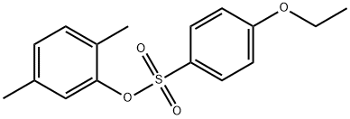 2,5-dimethylphenyl 4-ethoxybenzenesulfonate Struktur