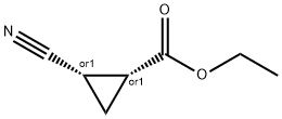 cis-ethyl (1R,2S)-2-cyanocyclopropane-1-carboxylate Struktur