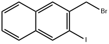 2-(bromomethyl)-3-iodonaphthalene Structure