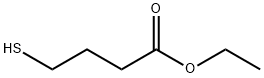 ethyl 4-mercaptobutanoate 化学構造式