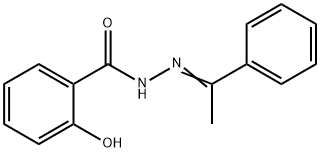 SALICYLIC (ALPHA-METHYLBENZYLIDENE)HYDRAZIDE,70203-02-0,结构式