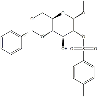 Methyl 4,6-O-[(R)-phenylmethylene]-alpha-D-glucopyranoside 2-(4-methylbenzenesulfonate)|甲基 4,6-O-[(R)-苯基亚甲基]-ALPHA-D-吡喃葡萄糖苷 2-(4-甲基苯磺酸酯)