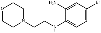 4-溴-N1-(2-吗啉乙基)苯-1,2-二胺 结构式