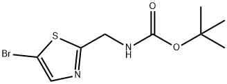 (4-bromothiazol-2-ylmethyl)carbamic acid tert-butyl ester Structure