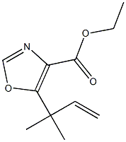 4-Oxazolecarboxylic acid, 5-(1,1-dimethyl-2-propen-1-yl)-, ethyl ester