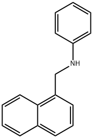 N-(Naphthalen-1-ylmethyl)benzenamine Struktur