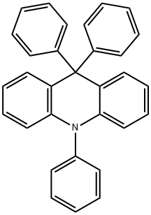 9,9,10-triphenyl-9,10-dihydroacridine Struktur