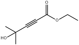 ethyl 4-hydroxy-4-methylpent-2-ynoate Struktur