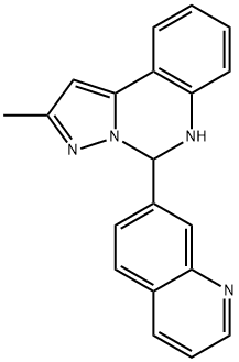 2-methyl-5-(quinolin-7-yl)-5,6-dihydropyrazolo[1,5-c]quinazoline Structure