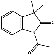 2H-INDOL-2-ONE, 1-ACETYL-1,3-DIHYDRO-3,3-DIMETHYL-(WXG02111) Structure