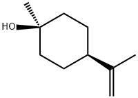 Cyclohexanol, 1-methyl-4-(1-methylethenyl)-, cis- Struktur