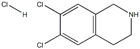 6,7 - 二氯-1,2,3,4 - 四氢 - 异喹啉盐酸盐, 73075-49-7, 结构式