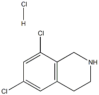 6,8-DICHLORO-1,2,3,4-TETRAHYDROISOQUINOLINE HYDROCHLORIDE 化学構造式