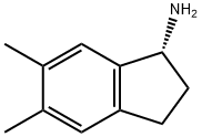 (1R)-5,6-DIMETHYLINDANYLAMINE 结构式