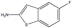 5-Fluorobenzo[b]thiophen-2-amine 化学構造式