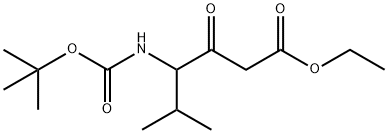 ethyl 4-(tert-butoxycarbonylamino)-5-methyl-3-oxohexanoate|乙基 4-((叔-丁氧羰基)氨基)-5-甲基-3-氧亚基己酯