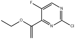 2-氯-4-(1-乙氧基乙烯基)-5-氟嘧啶 结构式