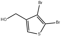 (4,5-dibromothiophen-3-yl)methanol Struktur