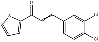 3-(3,4-DICHLOROPHENYL)-1-(2-THIENYL)-2-PROPEN-1-ONE Struktur