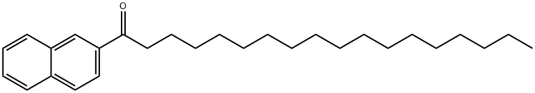 HEPTADECYL 2-NAPHTHYL KETONE Struktur