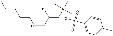 (2-HYDROXY-3-(PENTYLAMINO)PROPYL)-TRIMETHYLAMMONIUM TOSYLATE price.