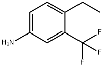 4-ethyl-3-(trifluoromethyl)aniline 化学構造式