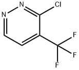 3-chloro-4-(trifluoromethyl)pyridazine 化学構造式