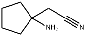 2-(1-aminocyclopentyl)acetonitrile 结构式