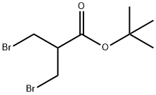 tert-butyl 3-bromo-2-(bromomethyl)propanoate Struktur