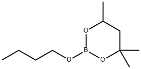 2-BUTOXY-4,4,6-TRIMETHYL-1,3,2-DIOXABORINANE Structure