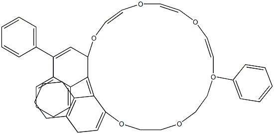 (24BS)-4,5,7,8,10,11,13,14,16,17-DECAHYDRO-2,19-DIPHENYL-DINAPHTHO[2,1-Q:1',2'-S][1,4,7,10,13,16]HEXAOXACYCLOEICOSIN,75684-75-2,结构式